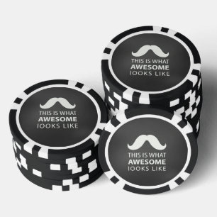Geweldige Snor Poker Chips