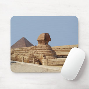 Geweldige Sphinx op de Giza plateau. Egypte, 20 au Muismat