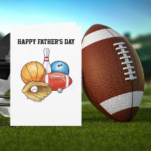 Geweldige Sport Vaderdag Kaart