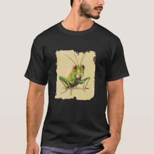 Geweldige sprinkhaan voor een groene en levendige  t-shirt