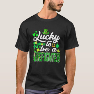 Geweldige St. Patricks-dag als brandweerman T-shirt
