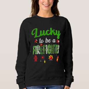 Geweldige St Patrick's Day Cute Funny Firefighter Trui