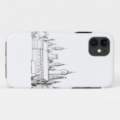 geweldige stad . kunstwerk . zwart - wit Case-Mate iPhone case (Achterkant (horizontaal))