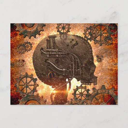 Geweldige steampunk briefkaart (Voorkant)