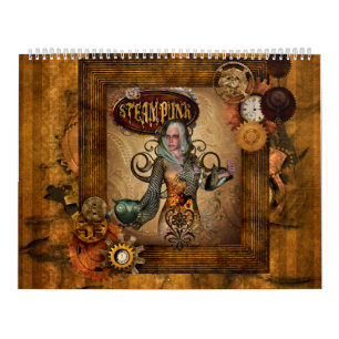 Geweldige steampunk-design kalender
