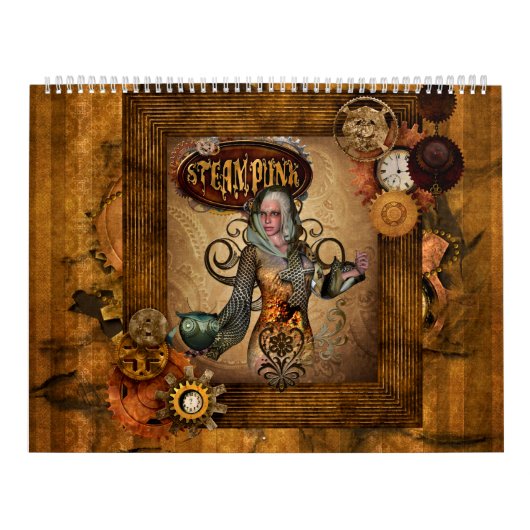 Geweldige steampunk-design kalender (Hoes)