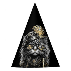 Geweldige Steampunk Kat Feesthoedjes