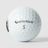 Geweldige Steampunk Kat Golfballen (Logo)