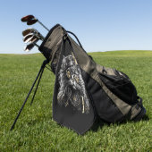 Geweldige Steampunk Kat  Golfhanddoek (Groen)