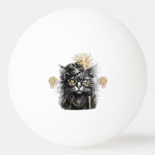 Geweldige Steampunk Kat Pingpongballen
