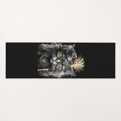 Geweldige Steampunk Kat Yogamat (Voorkant (horizontaal))