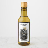 Geweldige Steampunk Katten Cadeaus  Wijn Etiket (Voorkant)