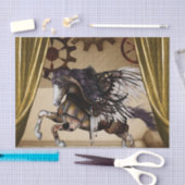 Geweldige steampunk unicorn tissuepapier (Craft)