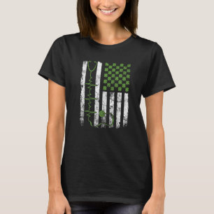 Geweldige stethoscoop Amerikaanse vlag verpleegkun T-shirt