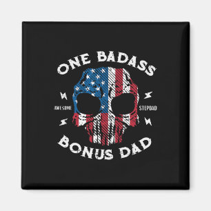 Geweldige stiefvader bonus vader Vaderdag Amerikaa Magneet