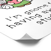 Geweldige studenten Gnome-leraar Poster (Hoek)