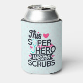 Geweldige superheld Gezegde Typografie Blikjeskoeler (Blikje Achterkant)