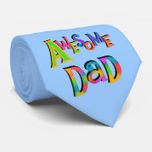 Geweldige T-shirts voor papa en cadeautjes Stropdas (Opgerold)