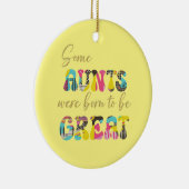 Geweldige tante keramisch ornament (Rechts)