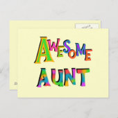 Geweldige tante T-shirts en geschenken Briefkaart (Voorkant / Achterkant)