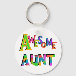 Geweldige tante T-shirts en geschenken Sleutelhanger