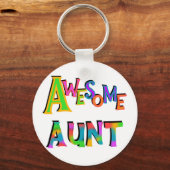 Geweldige tante T-shirts en geschenken Sleutelhanger (Voorkant)