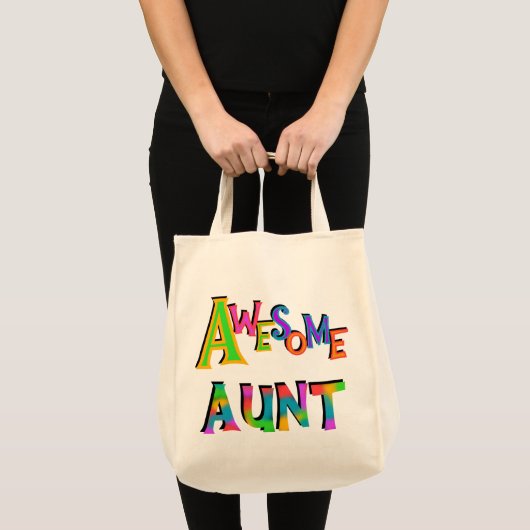 Geweldige tante T-shirts en geschenken Tote Bag (Voorkant (product))