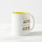 Geweldige tante tweekleurige koffiemok (Voorkant rechts)