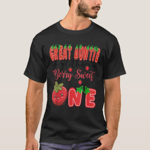Geweldige tante van de bes Sweet One Aardbei 1st T-shirt