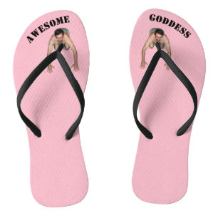 Geweldige Teenslippers van godin (NARROW STRAPS)