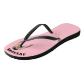 Geweldige Teenslippers van godin (NARROW STRAPS) (Schuin)