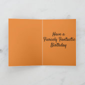 Geweldige Tiger Birthday Kaart (Binnen)