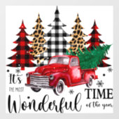 Geweldige tijd raamsticker (Vel)