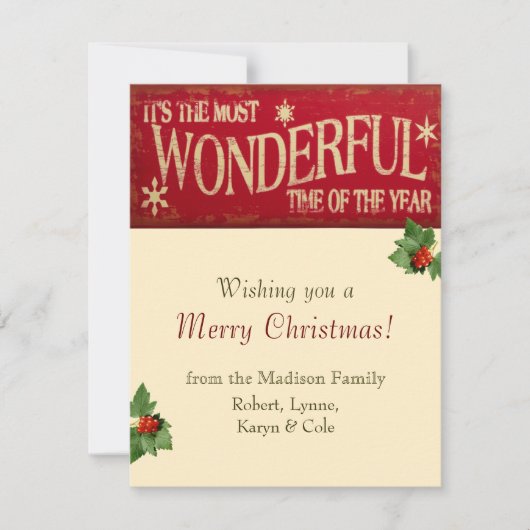 Geweldige tijd vakantie Kaart (Voorkant)