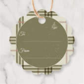 Geweldige tijd van de kerst van de klap bedankjes labels (Achterkant)