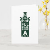 Geweldige tijd voor een bier kaart (Gele Bloem)