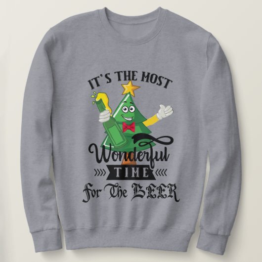 Geweldige tijd voor het kerstfeest. trui (Design voorkant)