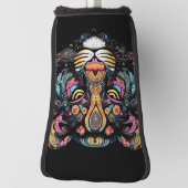 Geweldige tijgerkop golfheadcover (Draai 90)