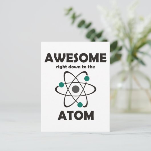 Geweldige tot aan de Atom Briefkaart (Staand voorkant)