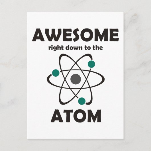 Geweldige tot aan de Atom Briefkaart (Voorkant)