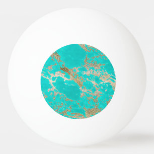 Geweldige trendy modern faux goudglitter marmer pingpongballen
