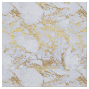 Geweldige trendy modern faux goudglitter marmer stof
