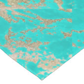 Geweldige trendy modern faux goudglitter marmer tafelkleed (Gekanteld)