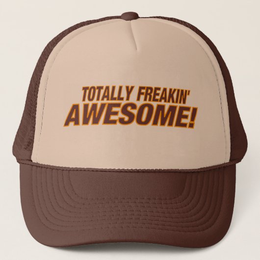 GEWELDIGE TRUCKER HAT VAN TOTAAL FREAKIN PET (Voorkant)