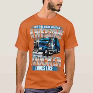 Geweldige TruckerSemi Truck Driver Big Rig T-shirt