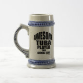 Geweldige Tuba Player Beer Stein Bierpul (Links)
