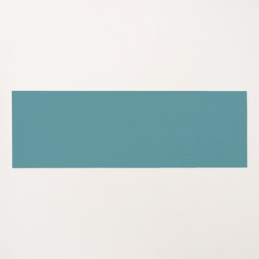 Geweldige turquoise bloemfractal yogamat (Achterkant (horizontaal))