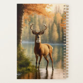 Geweldige Twaalf Punt Buck in Herfstwateren Planner (Achterkant)