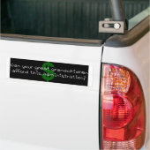 Geweldige uitgaven voor hoffelijkheid bumpersticker (Op Truck)