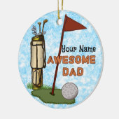 Geweldige Vader Golf ornament (Links)